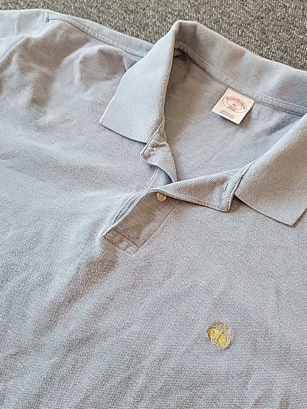 Brooks Brothers Polo Shirt Men's XL Blue Original Fit Cotton Casual Golf Preppy